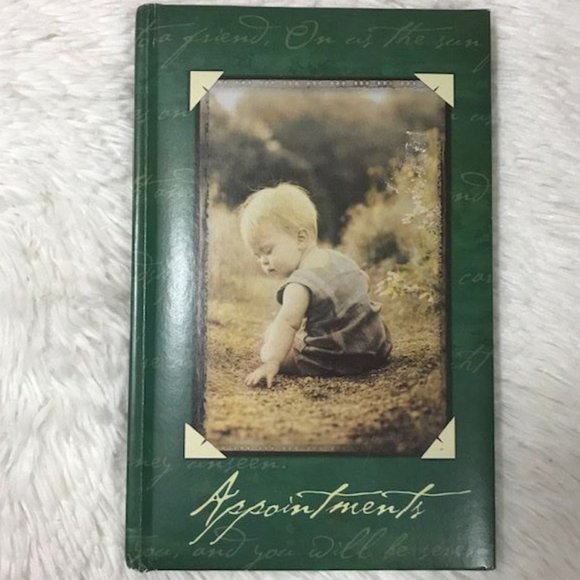 Set of 3 Hardcover Journals - Green Appointments, Cream Flower, Wine Fantasies - Picture 2 of 16